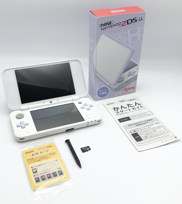 new Nintendo 2DS LL ホワイトラベンダー ☆New 任天堂2DS LL ホワイト×ラベンダー☆ ニンテンドー2DS - NEW