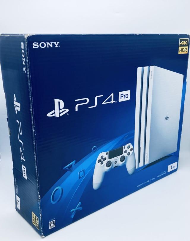 中古 PlayStation 4 Pro グレイシャー・ホワイト 1TB (CUH-7200BB02)の 