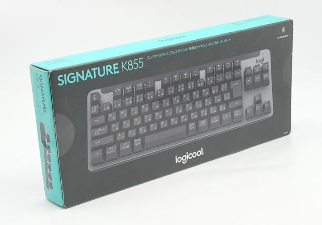中古 ロジクール SIGNATURE K855GR 無線 メカニカルキーボード TTC製 赤軸 グラファイト K855