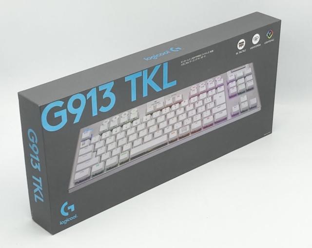 キーボード g913 タクタイル 茶軸 Logicool G913 TKL ホワイト タクタイル茶軸 無線 箱付属品あり
