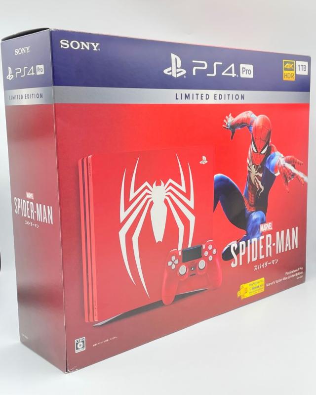 中古 PlayStation 4 Pro Marvels Spider-Man Limited Edition
