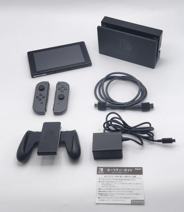 中古 Nintendo Switch 本体 (ニンテンドースイッチ) Joy-Con(L)/(R) グレー