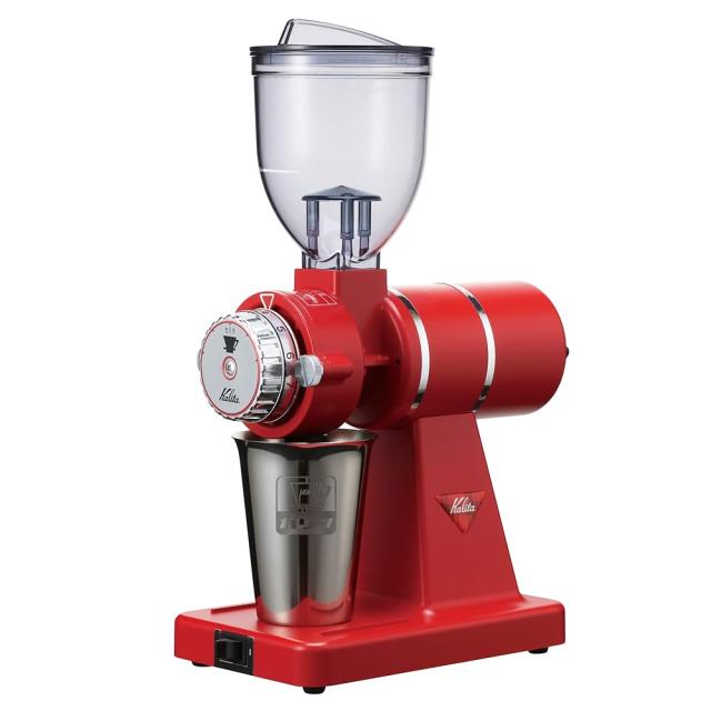 カリタ Kalita ナイスカットG ステンレス鋼 インディアンレッド 電動コーヒーミル 業務用グラインダー 電動ミル 珈琲豆 コーヒー豆 ダイヤル式