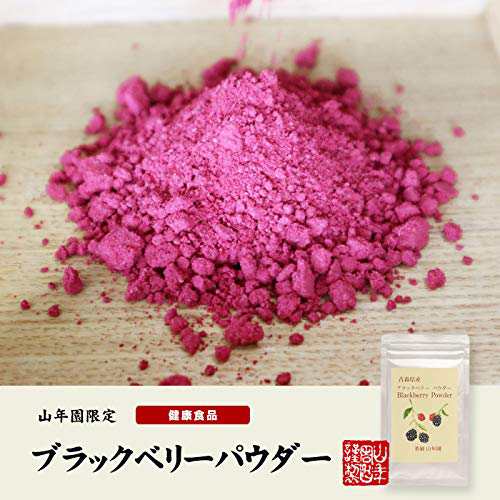 ブラックベリー粉末 40g 国産100 青森県産 無農薬 無添加 巣鴨のお茶屋さん 山年園