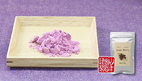 アサイーパウダー 粉末 40g 巣鴨のお茶屋さん 山年園 【10袋セット】_2