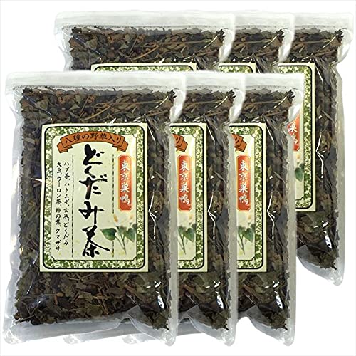 どくだみ茶 八種の野草入り 大容量 350g 巣鴨のお茶屋さん 山年園 6袋セット