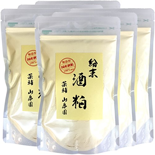 山年園 酒粕 粉末 200g 【国産100%】【6袋セット】巣鴨のお茶屋さん_1