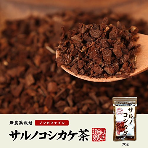 山年園 サルノコシカケ茶 70g 宮崎県産 ノンカフェイン 無農薬 【国産 100%】 【10袋セット】 巣鴨のお茶屋さん