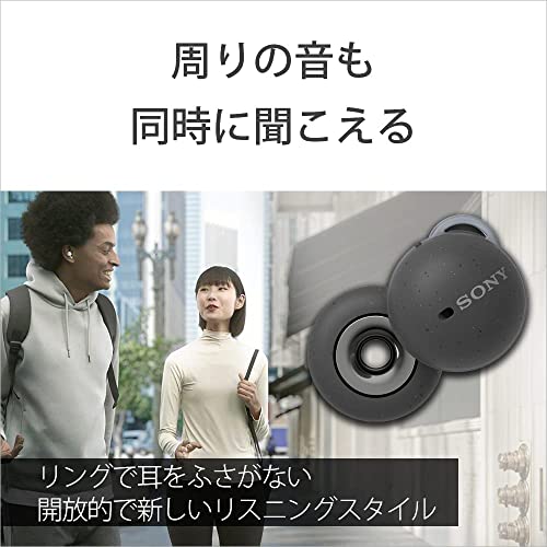 ソニー ワイヤレスイヤホン LinkBuds WF-L900:完全ワイヤレスイヤホン/小型軽量4.1グラム/フルオープンスタイル グレー WF-L900 HM_2