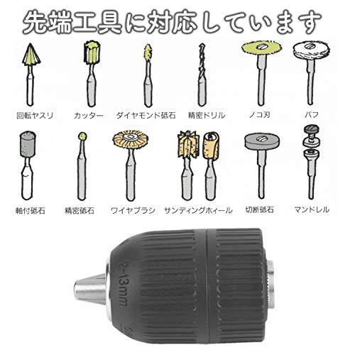 ルボナリエ ドリルチャック キーレス インパクトレンチ変換ツール 1 2インチアダプターソケット 1 2 unf 手動 2 13mmの通販はau Pay マーケット 夢時商会