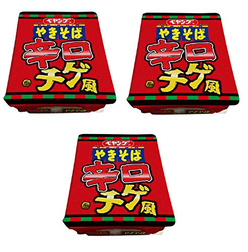 賞味期限 2021年4月20日 ペヤング Peyoung やきそば 辛口チゲ風 117gx3個の通販はau Pay マーケット Meso Store