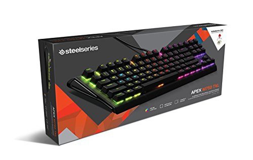 steelseries apex m750 tkl rgb tenkeyless mechanical gaming keyboard