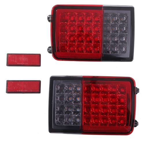 スズキ 用 32連 LED テールランプ ライト 左右セット レッド×スモーク 流れる ウインカー シーケンシャル 純正 交換 カプラーON エブリイ DA64V DA17V 外装