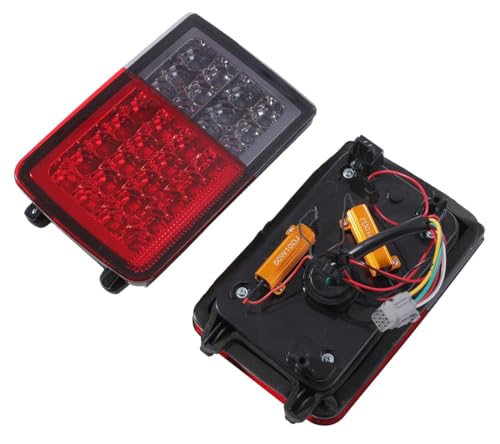 スズキ 用 32連 LED テールランプ ライト 左右セット レッド×スモーク 流れる ウインカー シーケンシャル 純正 交換 カプラーON エブリイ DA64V DA17V 外装_2