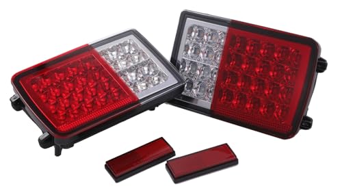 スズキ 用 32連 LED テールランプ ライト 左右セット レッド×クリアー 流れる ウインカー シーケンシャル 純正 交換 カプラーON エブリイ DA64V DA17V 外装_1