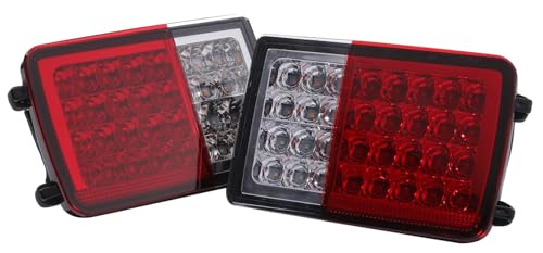 スズキ 用 32連 LED テールランプ ライト 左右セット レッド×クリアー 流れる ウインカー シーケンシャル 純正 交換 カプラーON エブリイ DA64V DA17V 外装_3
