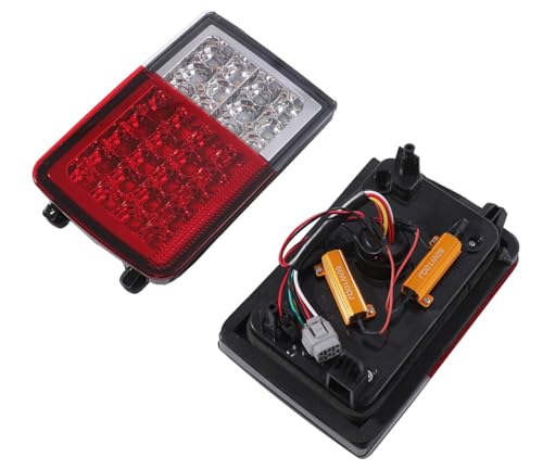 スズキ 用 32連 LED テールランプ ライト 左右セット レッド×クリアー 流れる ウインカー シーケンシャル 純正 交換 カプラーON エブリイ DA64V DA17V 外装_2