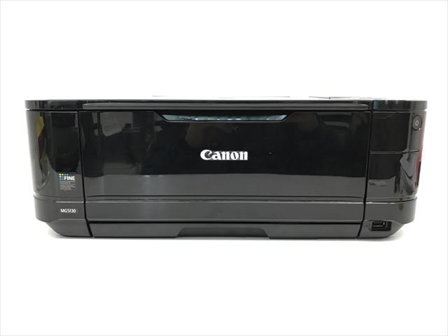旧モデル Canon インクジェット複合機 PIXUS MG5130 5色W黒インク 自動両面印刷 前面給紙カセット スタンダードモデル