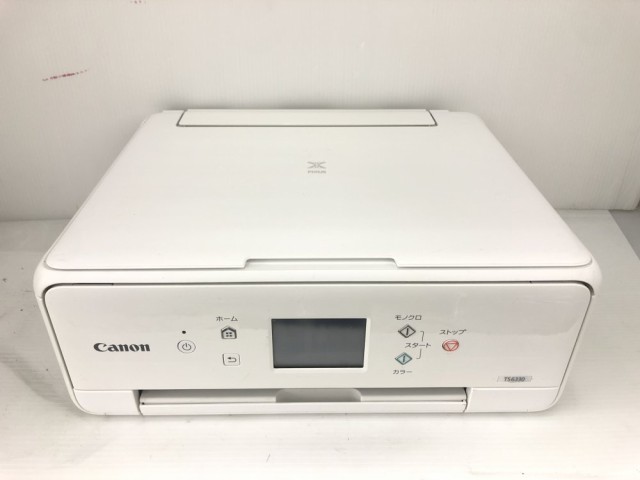 Canon プリンター A4インクジェット複合機 PIXUS TS6330 ホワイト 2019年モデル 5色・独立型・対応インクBCI-380/381シリーズ