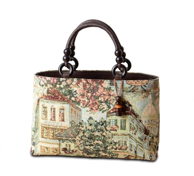 笹井源商店 手提げバッグ イタリア製 ゴブラン生地 京都の老舗の通販は 6,980円