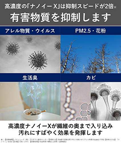 パナソニック 加湿空気清浄機 高濃度ナノイーX・エコナビ搭載 ~40畳