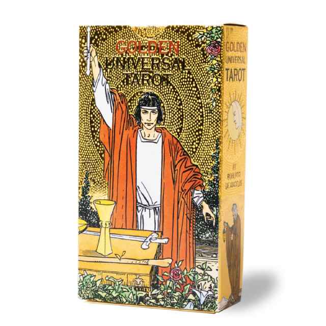 タロットカード 78枚 ライダー版 タロット占い 【 ゴールデン ユニバーサル タロット Golden Universal Tarot  】日本語解説書付き　[正規｜au PAY マーケット