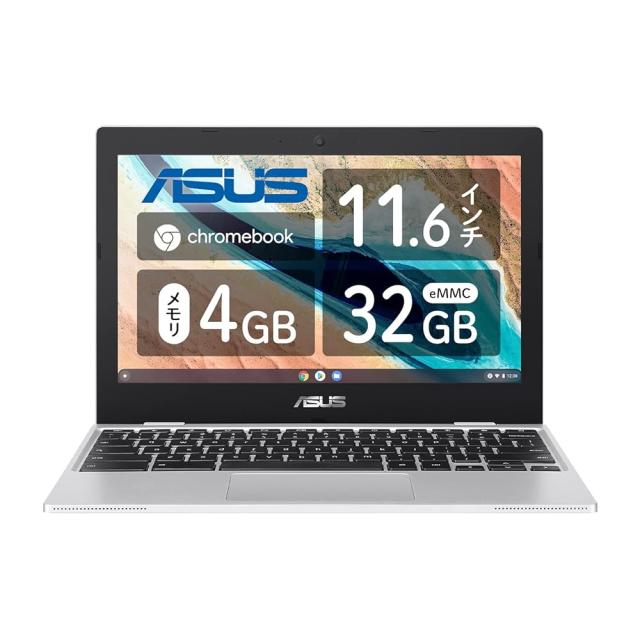【整備済み品】 ASUS Chromebook CX1 ノートパソコン 11.6インチ トランスペアレントシルバ CX1101CMA-GJ0004/A