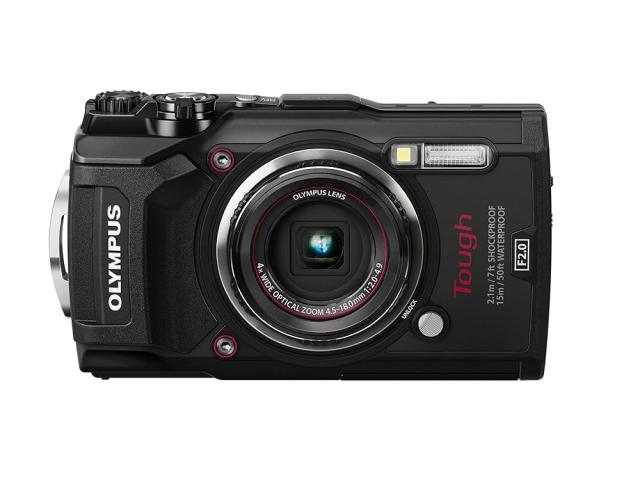 【保有済み品】 OLYMPUS デジタル写真器 Tough TG-5 黒いこと 1200万絵素CMOS F2.0 15m 雨合羽 100kgf耐荷重 GPS+陰電子羅針儀&内蔵Wi-Fi TG-5 BLK