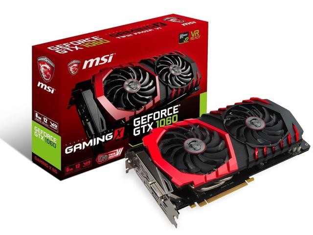 MSI GeForce GTX 1060 GAMING X 6G 『Twin Frozr VI/OCモデル』 グラフィックスボード VD6092 (整備済み品)