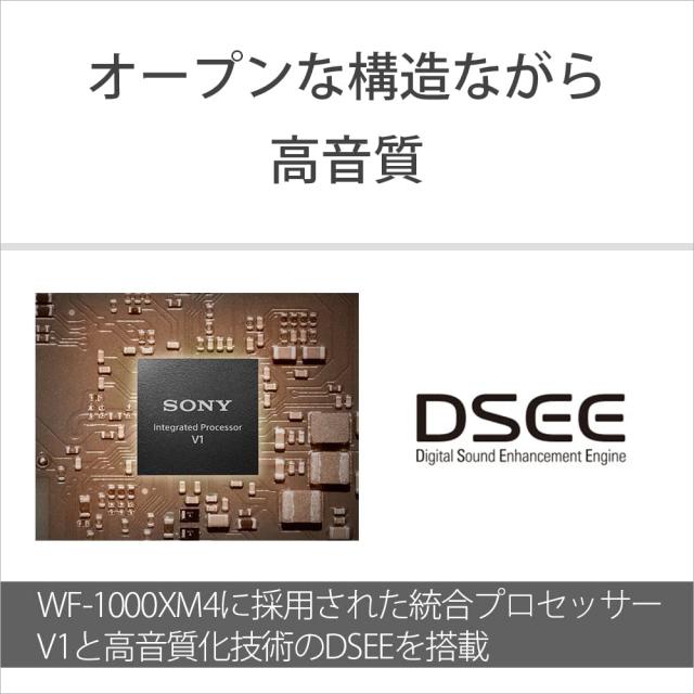 【整備済み品】 ソニー LinkBuds :完全ワイヤレスイヤホン/小型軽量4.1グラム/フルオープン ホワイト WF-L900 WM_5