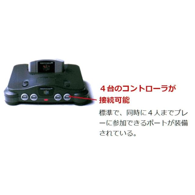 整備済み品】 任天堂 NINTENDO64 本体 ニンテンドー 64 カセット端子
