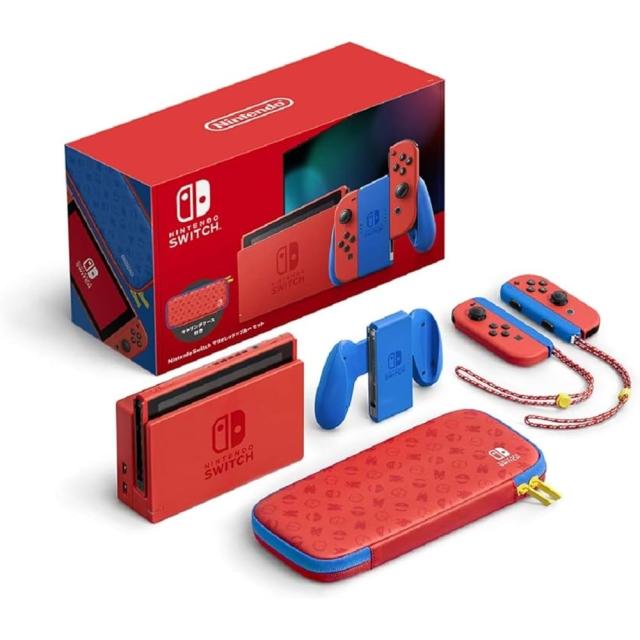 【整備済み品】 Nintendo Switch マリオレッド×ブルー セット キャリングケース「マリオレッド×ブルー エディション」付属 [video game]_1