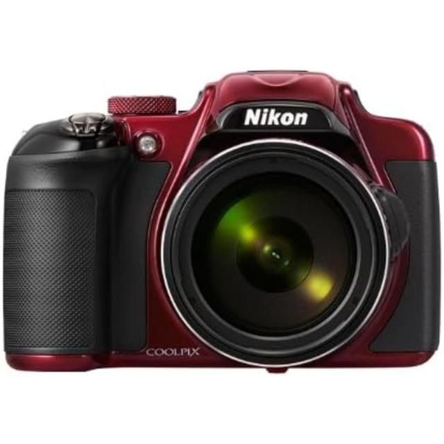 Nikon デジタルカメラ P600 光学60倍 1600万画素 レッド P600RD (整備 
