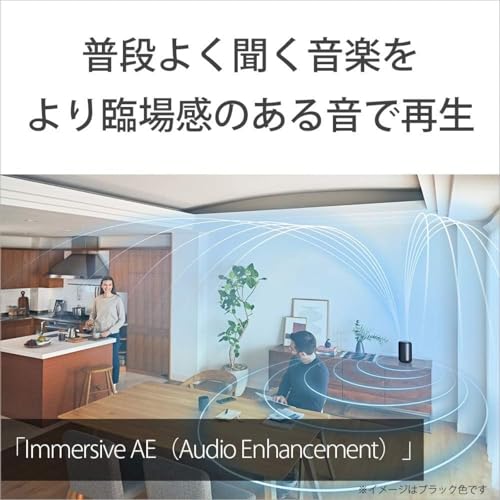 【整備済み品】 ソニー(SONY) 360 Reality Audio認定ワイヤレススピーカー SRS-RA3000 : 360 Reality Audio対応/Wi-Fi/Bluetooth/防湿/Works with Alexa認定 / 2021年モデル / ライトグレー SRS-RA3000 H_5