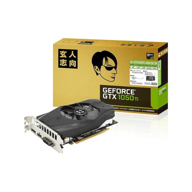 整備済み品】 玄人志向 ビデオカードGEFORCE GTX 1050Ti搭載 GF 整備済み品】 玄人志向 ビデオカードGEFORCE GTX 1050Ti搭載 GF