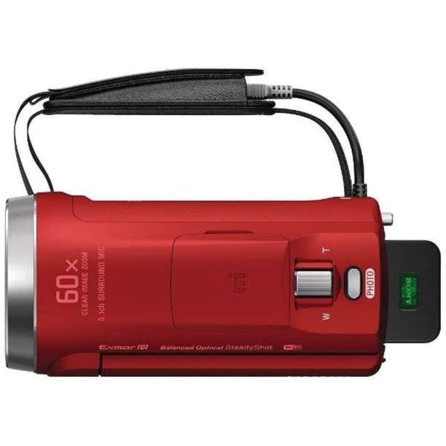 美品 完品 SONY HDR-CX680 ビデオカメラ レッド 【公式通販】