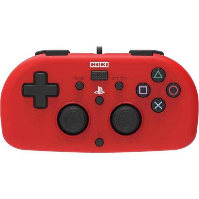 【整備済み品】 ワイヤードコントローラーライト for PS4 レッド【PS4対応】 【SONYライセンス商品】 [video game]