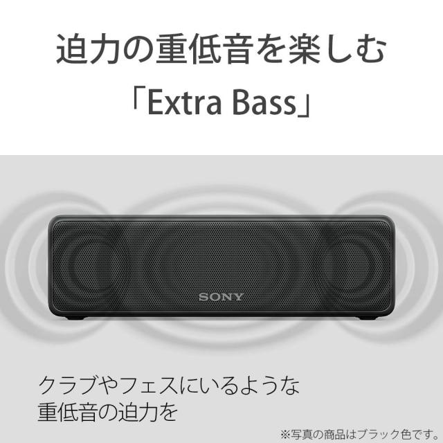 ソニー ワイヤレスポータブルスピーカー SRS-HG10 グレイッシュブラック SRS-HG10 B (整備済み品)_3