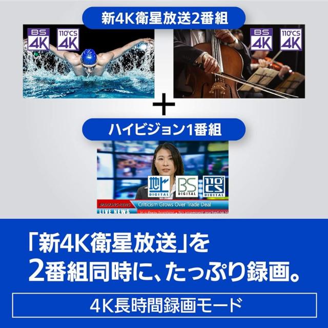 Panasonic DMR-4W201 4K DIGA 2TB 3番組同時録画 Amazon.co.jp: パナソニック 2TB 3チューナー ブルーレイ