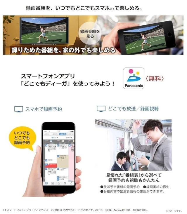 【整備済み品】パナソニック 1TB 3チューナー ブルーレイレコーダー 4Kアップコンバート対応 おうちクラウドDIGA DMR-BCT1060
