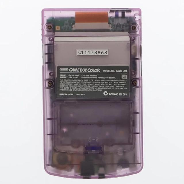 Nintendo ゲームボーイカラー クリアパープル ゲームボーイカラー