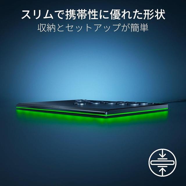 【整備済み品】 Razer レイザー Kitsune PS5 & PC 用 薄型 レバーレス アーケードコントローラー_3