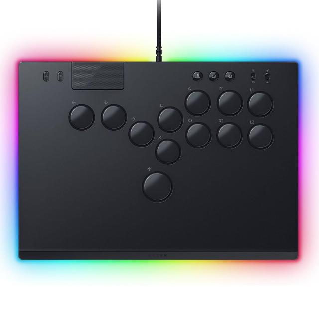 【整備済み品】 Razer レイザー Kitsune PS5 & PC 用 薄型 レバーレス アーケードコントローラー
