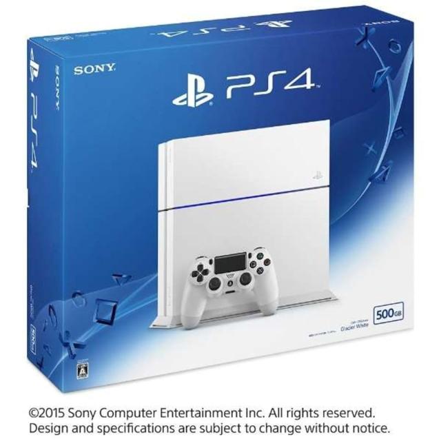 PlayStation4 グレイシャー・ホワイト 500GB CUH-1100 PS4 グレイ 【美