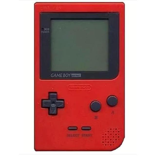 【整備済み品】 Nintendo ゲームボーイポケット レッド 画面交換済み 任天堂 180日保証 [video game]
