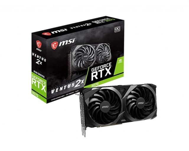 整備済み品】 MSI GeForce RTX 3070 VENTUS 2X 8G OC LHR グラフィック