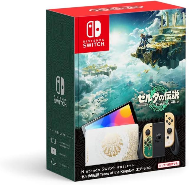 【整備済み品】 任天堂 Nintendo Switch 有機ELモデル ゼルダの伝説 ティアーズ オブ ザ キングダムエディション HEG-S-KDAAA [video game]