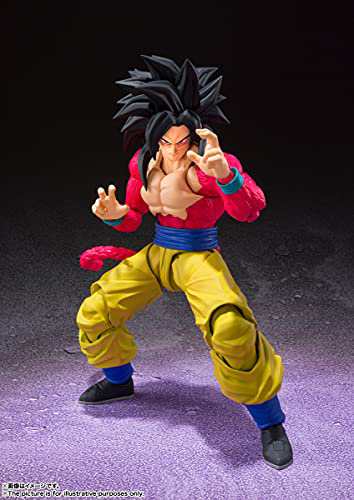 S H フィギュアーツ ドラゴンボールz スーパーサイヤ人4 孫悟空 約150mm Pvc Abs製 塗装済み可動フィギュアの通販はau Pay マーケット もけもけオンラインショップ