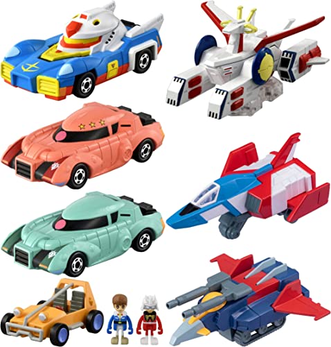 7点セット ドリームトミカ ＆ トミカプレミアム unlimited 機動戦士ガンダム ミニカー 車 飛行機 ガンダム ザク シャアザク トミカ