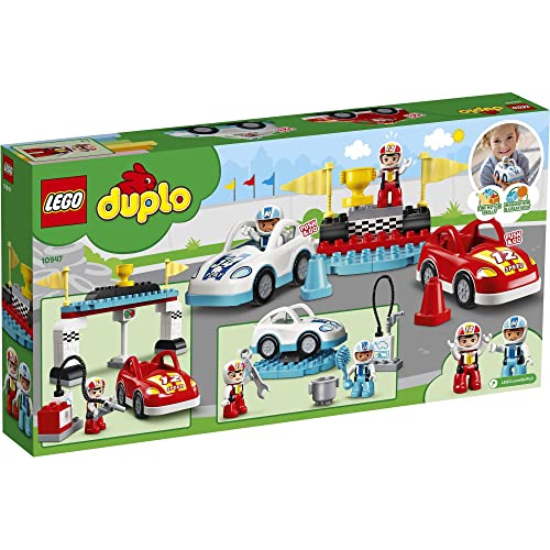 レゴ LEGO デュプロ デュプロのまち レースカー 10947 おもちゃ レーシングカー レゴブロック レゴデュプロ 車 2歳以上_1